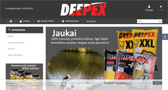 Desktop Screenshot of deepex.lt