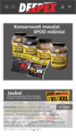 Mobile Screenshot of deepex.lt